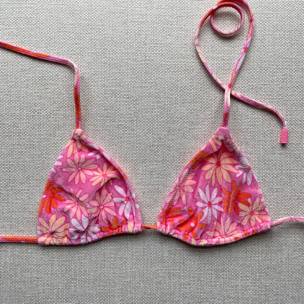 womens vinca slushie triangl bikini top pink